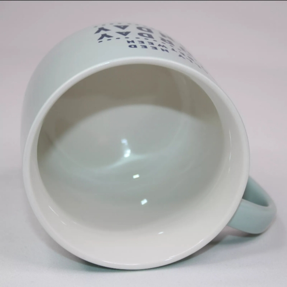 Threshold Stoneware I Really Need a Day Between Saturday & Sunday Blue Mug Cup - Picture 7 of 9